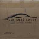 MINGBRON Car Seat Covers Full Set, Brown Car Seat Cover Lumbar Support, Car Seat Protector Waterproof, Nappa Leather Car Seat Cushion, Front Seats and Back Fit for Most Cars Beige