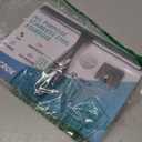 All-Purpose Stainless Steel Shower Squeegee for Shower Glass Door with 2 Adhesive Hooks, Bathroom Cleaner Tool Household Window Mirror Squeegee , Cleaning Tile Wall, Car, 10 Inch Silver