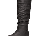 DREAM PAIRS Women's Wide Calf Knee High Pull On Fall Weather Winter Boots 10
