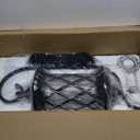 Retro Large Outdoor Wall Lanterns 24" Exterior Light Fixtures Coach Light Waterproof Aluminium with Water Glass Outside Wall Lamps for House Front Door Garage Porch Lighting, Black (24" H Extra Large Coach Light)