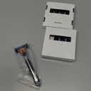 Amazon Basics 5-Blade MotionSphere Men's Razor with Dual Lubrication and Precision Trimmer, 17 Piece Set, 1 Handle & 16 Cartridges, Black