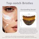 Lymphatic Contour Face Brush Lymphatic Drainage Massager for Face, Chin & Jawline Sculpting, Anti-Puffiness Dry Brushing Tool with Ergonomic Design & Soft Bristles for All Skin Types
