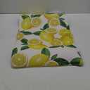 SHACOS Anti Fatigue Lemon Kitchen Rugs Mats Set of 1 Piece Non Slip Soft Cushioned Standing Mat and Runner Wipeable Floor Mat,17"x47", White