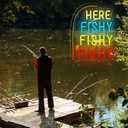 Funny Here Fishy Neon Sign Dimmable Fish Neon Light Wall Decor for Fishing Gear Store,Game Room, Man Cave Gift Art for Fishing Enthusiast-15.75 x 12IN-USB Powered-Acrylic