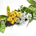 5.9ft Easter Garland Easter Decor Eggs Wild Flowers Garland Wreath Artificial Spring Flower Garlands with Pastel Eggs & Daisy Flower for Indoor and Outdoor