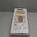 AJAZZ 100% Blackout Accordion Door Curtain Invisible Folding Door Accordion Doors Interior for Bedroom Living Room Doorway Curtain Sets Included Tracks (1 Pack, 72W x 79 L, Grey)