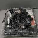 6-Cube Storage Organizer, Closet Organizer Storage Cabinet Shelf Bookcase Bookshelf with Metal Hammer, Storage Cubes Organizer Cabinet for Kids, Closet, Bedroom, Bathroom (11.8x11.8x11.8 Inch) Black