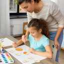 3 x COCHIE DIY 3D Pumpkin Fall Wood Crafts to Paint for Kids Adults, Paintable Unfinished Wooden Slices for Craft, Autumn Pumpkins Cutouts Ornaments for Painting Decorations (24 PCS)