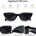3 x Cat Eye Sunglasses for Women Retro Trendy Cateye Skinny Narrow Shade UV400 AP3709