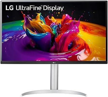 LG 32UP83AK-W 32-inch Ultrafine 4K UHD (3840 x 2160) IPS Computer Monitor, 60Hz, HDR10, Built-in Speaker, Reader Mode, HDMI, DisplayPort, USB Type-C 60W PD, Tilt/Height/Pivot Adjustable Stand, White