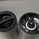 Electric Salt and Pepper Grinder Set with Rechargeable Base - Upgraded Large Capacity, Refillable Pepper Mill Set with LED Light & Adjustable Coarseness, Ideal for Kitchen, Outdoor, BBQ & Gift Giving (Stainless Steel)