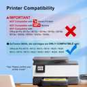 GoToners 962XL Ink Cartridges for HP Printers Replacement for HP 962XL Ink Cartridge Combo Pack HP962 Work for HP Officejet Pro 9010 Ink Cartridges 9015 9018 9020 9022 9025 Printers (Black & CMY)