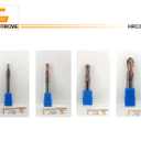 Ball Nose Carbide End Mill, 2 Flute, HRC50, TiSiN Coated, CNC Router Bits for Hardened Steel, Stainless Steel, Alloy Steel, Aluminum, Metal - (1/8" 1/4" 3/8" 1/2") Diameter (3/8" Diameter)