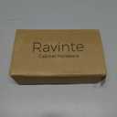 Ravinte 10 Pack Solid 4 Inch Center to Center Slim Square Bar Drawer Handles Kitchen Cabinet Handles Black Drawer Pulls Kitchen Cabinet Hardware Matte Black Dresser Pulls
