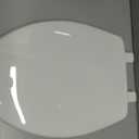 Bemis 7300SLEC Slow Close Toilet Seat, Easy Clean Hinges and Durable Plastic Seat, Made in USA, Elongated, White