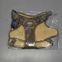 Auroth Tactical Dog Harness for Large Dogs No Pull Adjustable Pet Harness Reflective K9 Working Training Easy Control Pet Vest Military Service Dog Harnesses Army Yellow, L