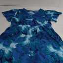Womens Plus Size Summer Dresses Short Sleeve Wrap V Neck Floral Formal Maxi Wedding Guest Long Dress with Belt 3XL