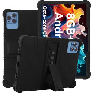 for 10.1 inch Android Tablet Case, Soft Silicone Cover Case 10.1'' for ROWT A10,Oscal/Aigopad/Jusysa/HAPPYBE/Moderness MB1001/Okaysea/Yqsavior/DOOGEE, Black