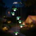 Solar Hummingbird Wind Chimes for Outside Garden, Patio, Yard  Decor for Festivals/Birthday/Christmas, for Women Mom Home Garden Patio Decor