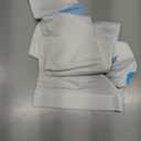 Doc Miller TED Hose Thigh High Anti Embolism Stockings for Women & Men, Hospital Style Surgical Stockings, Plus Size White Compression Socks 15-20mmHg, Support Hose with Inspection Hole