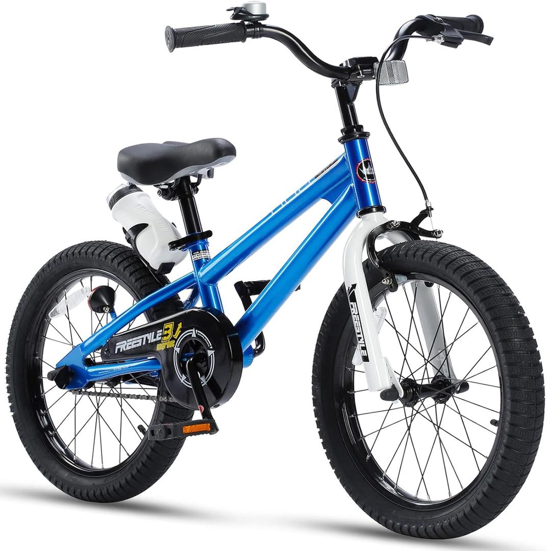 RoyalBaby Kids Bike EZ Freestyle Training Free Balance to Pedal Easy Learning Bicycle, 12-18 Inch for Toddlers to Big Kids