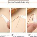 2 x 37Pcs Sewing Tool Set, Steel Sewing Needle Kit, Threader and Needle Repair Kit Needle Threaders for Hand Sewing