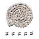KAMIER #25 Roller Chain 96 Links with 5pcs Master Links Heavy Duty for Razor E300 E325 E300S Kids Electric Scooter PR200 Pocket Rocket Bike 25H Drive Chain Parts
