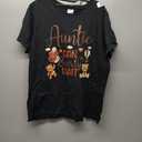 Auntie Can Bearly Wait Bear Gender Neutral Boy Baby Shower T-Shirt (Small, Black)