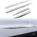 HIGH FLYING for Mitsubishi Outlander 2022-2026 Car Exterior Accessories Side Panels Door Body Molding Trim ABS Chrome 4pcs