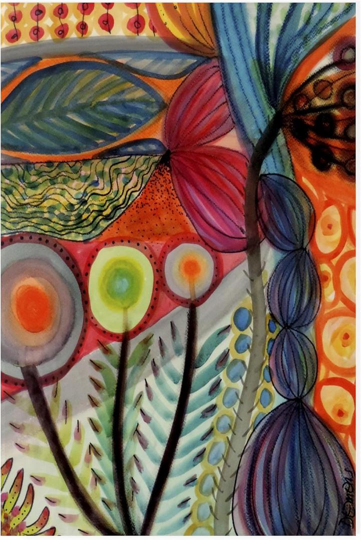 Sylvie Demers 'Vivaces' Outdoor All-Weather Wall Decor