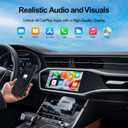 Wireless CarPlay Adapter 2026 Upgraded AI Box Carplay Suitable for Apple iPhone & Android, with Compact Size, Plug-and-Play Convenience, and Fast, Stable Connection for CarPlay & Android Applications
