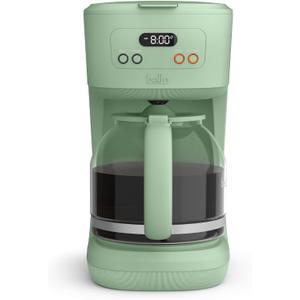 bella 12 Cup Programmable Coffee Marker, Reusable Dishwasher Safe Accessories, Easy LCD diaply, Auto Shutoff, 900 watt, Seaglass