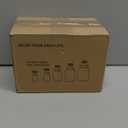 novelinks 2oz Plastic Mason Jars with Black Lids  30 Pack Small Clear Jars for Spices, Honey, Jam, DIY Crafts, Beads & Storage  Mini Containers with Sleek Design