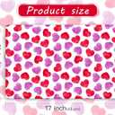 WRAPAHOLIC 50 Sheets Valentines Day Paper Place Mats - 11 x 17 Inch Disposable Placemat Love Heart Decorative Paper Table Mats for Dinner Table Setting Holiday Party Supplies