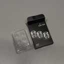 TWISTURA Stars Crystal-Clear Liquid Silicone Ear Tips 3 Pairs, High Soft&Elasticity Earbuds Tips, S/M/L 3 Pairs Replacement Ear Plugs, Fit Most in-Ear Earbuds with 4.2mm Nozzles for IEM