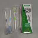 Tongue Scraper Cleaner 100% BPA Free Tongue Scrapers with Travel Handy Case for Adults, Kids, Healthy Oral Care, Easy to Use, Help Fight Bad Breath (4 PACK)