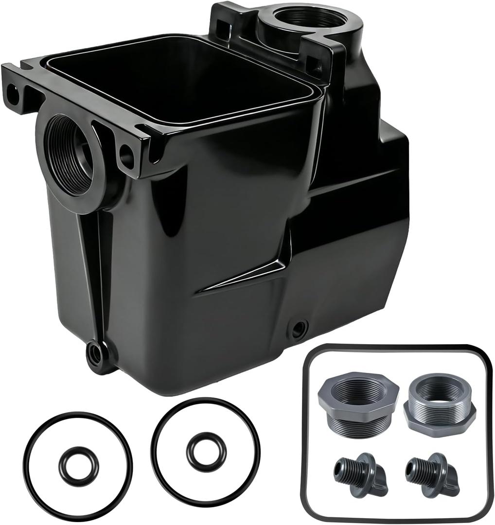 SPX1620AA Pump Strainer Housing Compatible With Hayward Super Pump Series Strainer Housing Replacement Compatible With Hayward SP1600X And SP2600X, Size 2" x 2".