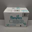 Pampers Sensitive Baby Wipes, Clinically Proven, Fragrance Free, Unscented, Water Based, Hypoallergenic, Multi-Use, Hand Wipes 1008 Wipes Total (18X Flip-Top Packs)