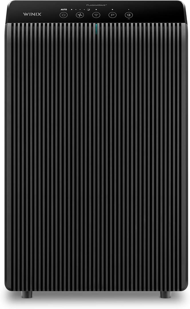 WINIX 5510 Air Purifier (New Generation of 5500-2 with App Support) for Home Large Room Up to 1881 Ft in 1 Hr, True HEPA, High Deodorization Carbon Filter and Auto Mode, Captures Pet Allergies, Smoke (Polished Charcoal Gray)