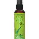 Seven Minerals, Travel Size Organic Aloe Vera Gel from freshly cut 100% Pure Aloe - 2 Fl Oz - HighestQuality, Texas grown, Vegan, Unscented - For Face, Skin, Hair, Sunburn relief (2 Fl Oz), Best By 01/2027
