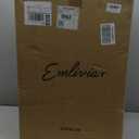 Emliviar 29.3 Inch Outsider Wall Lantern, Outdoor Wall Light Suitable for House Porch, Clear Glass in Black Finish, XE292UB-L BK (Large - 1 Pack)