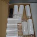 Flickering Flameless Candles Battery Operated with Remote and 2/4/6/8 H Timer Acrylic Led Pillar Candles Pack of 9 (appr D2.3"xH5.5"6.5"7.5")with Realistic 3D Wick Candles for Home Decor(White)