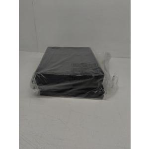 Pinkpum 6 Pack Closet Organizers Storage Box, Stackable Plastic Drawer Basket for Clothing, Stackable Storage Bins Shelf Storage Container for Closet Wardrobe Bedroom Bathroom Office Black