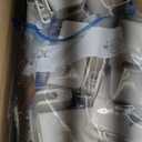 Clear Acrylic Dog Playpen with Door,23.6" Puppy Playpen,Easy Assemble Pet Fence,10-Panel for Puppies/Small Dog Play Pen Indoor (White, 23.6 Inch-H, 10 Panel)