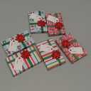 Hallmark Gift Card Holders, Green Ribbon (Pack of 6) (Box Bundle)