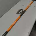 57 Inch Heavy Duty Garden Hoe with Orange Fiberglass Handle - Long Handle Garden Hoes for Weeding, Gardening, and Cultivating - Durable Hoe Garden Tool for Heavy Duty Use