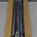 Tension Shower Curtain Rod 31-92 Inches Non-Slip Shower Rod Tension Mounted No Drill Black Shower Curtain Rods Spring Tension Rod for Windows Bathroom, Black