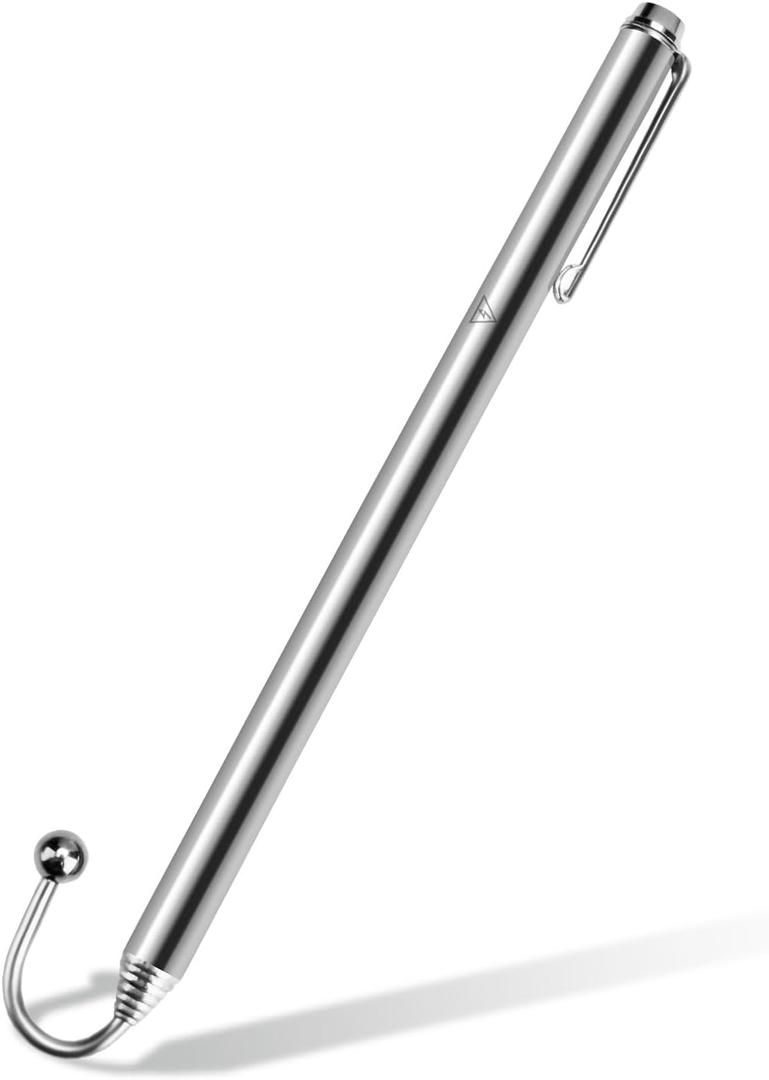 3' Telescoping Wire Reacher Pole, 36 Inch Extended Length, Collapsible Wire Reacher to 6.375",with Storage Clip and Hook,Stainless Steel