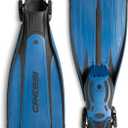 Cressi Scuba Diving Fins, Pro Light, Open Heel, Lightweight, Well-Balanced, XS
