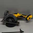 6 Inch Cordless Circular Saw Compatible with Dewalt 20V Battery(NO Battery) with Brushless Motor,Storage Bag,Guide Ruler,6" Blade,2" Cutting Depth,0-45Bevel for Wood,PVC